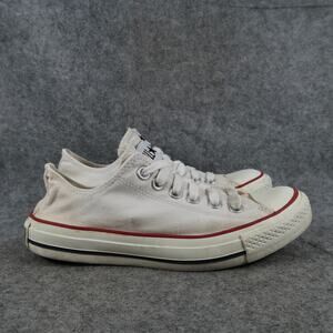 Converse Shoes Womens 6.5 Casual Sneakers All Star Canvas Trainers Lace Up White